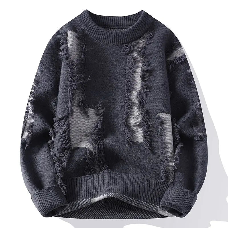 Samir – Patchwork Strickpullover
