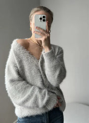 Terry Gemütliche Strickjacke
