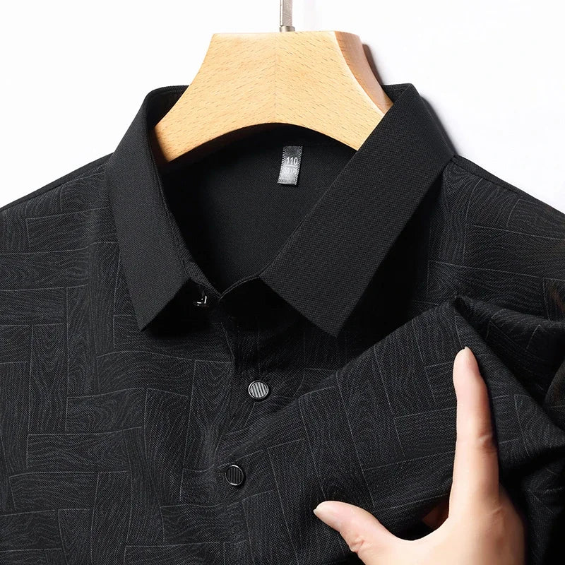 ROSSI ROMA | Luxus-Polo mit Muster