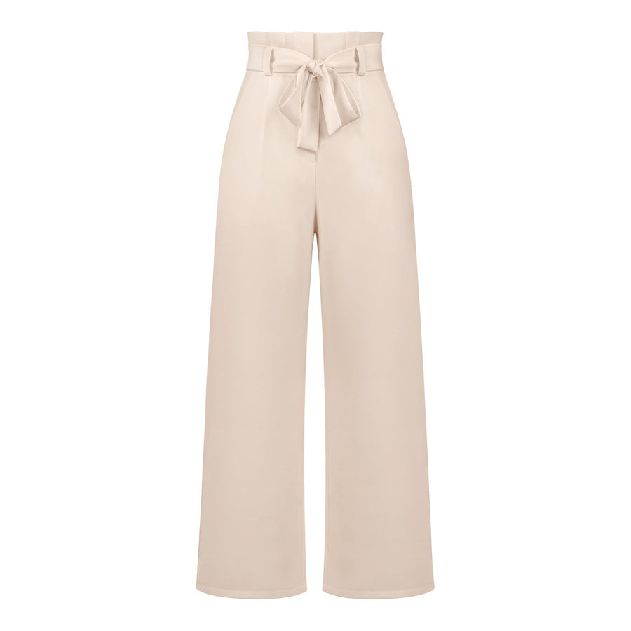 Damen Leinenhose Mit Hoher Taille | Stilvoll