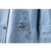 QUEENA – JEANSJACKE MIT DOPPELKNOPFLEISTE