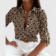 Bethany | elegante abstrakte Bluse