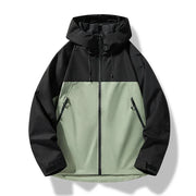 Norbert | Herren Wasserdichte Kapuzen Winddichte Shell Jacke