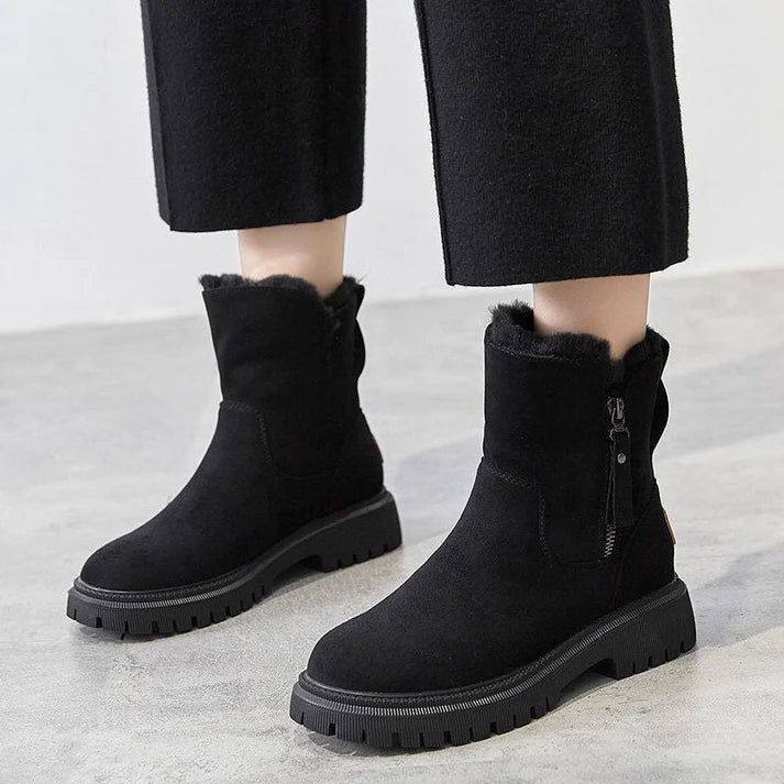 Wintera™ – Gefütterte Winterstiefel mit Seitlichem Reißverschluss