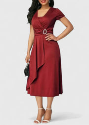 Clara | Zeitloses Midi-Kleid mit elegantem Komfort