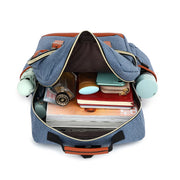 Unisex Vintage Groß Wasserdicht Rucksack | Canvas