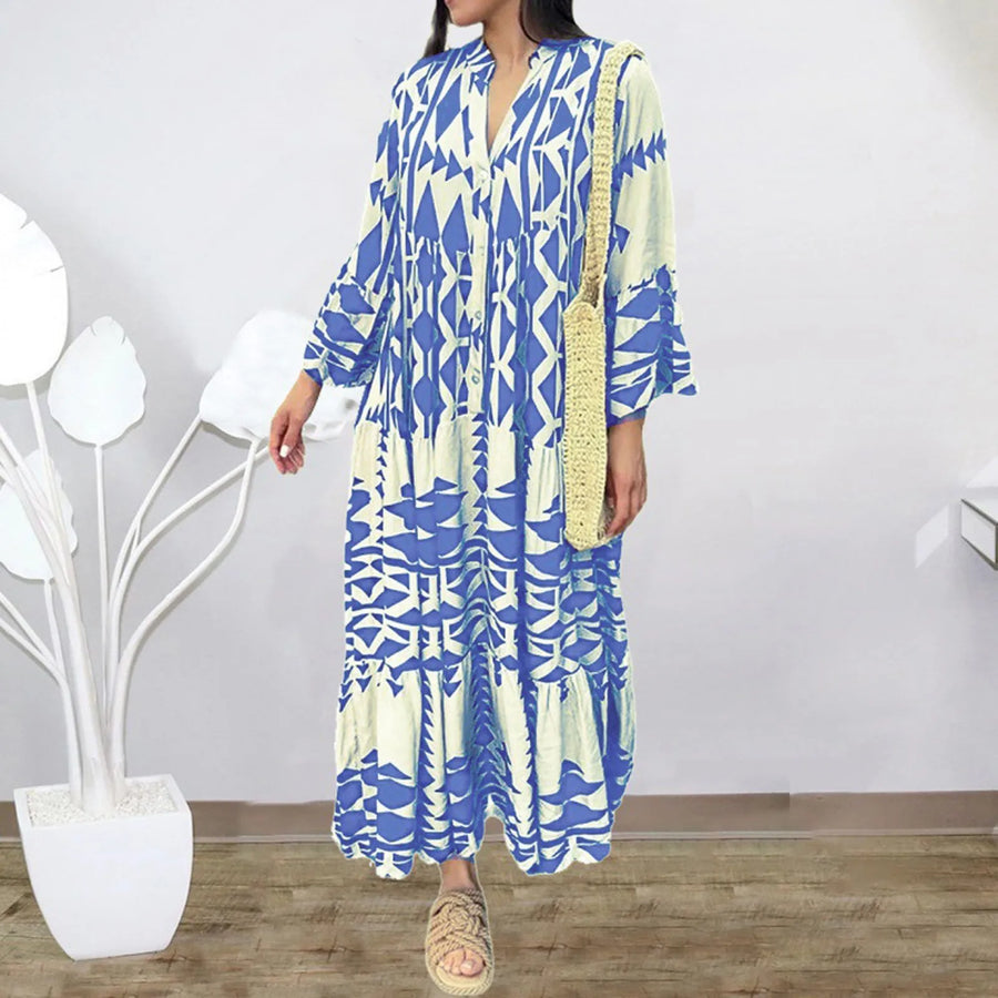 Riviera – Sommerliches Midi-Kleid mit eleganter Note