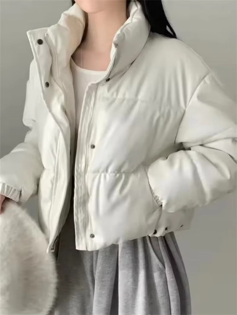 Samantha Kunstleder Steppjacke