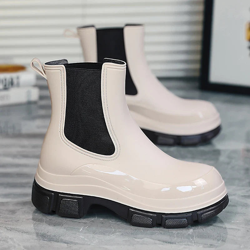 Damen Wasserdichte Gummistiefel | Kurzrohr
