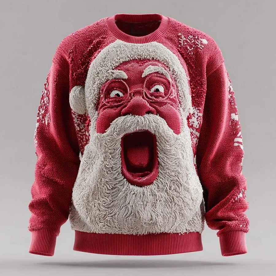 Joris™ – Unisex-Sweatshirt in limitierter Auflage mit 3D-Aufdruck von Santa Claus