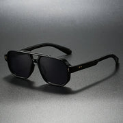 LumeSight – Sonnenbrille Mit Doppelter Brücke Und Eckigem Rahmen