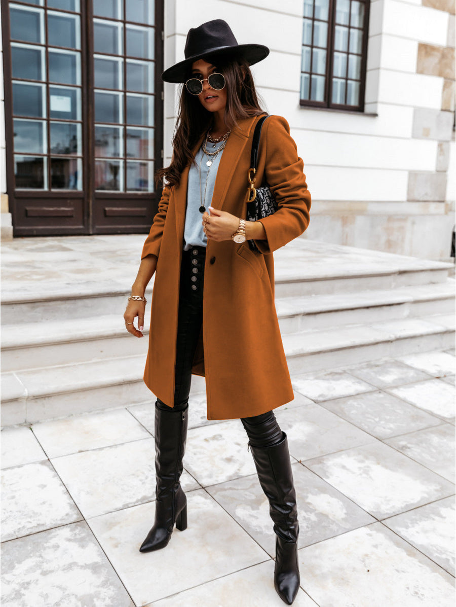 Eleganter Damen Wollmantel | Charmer