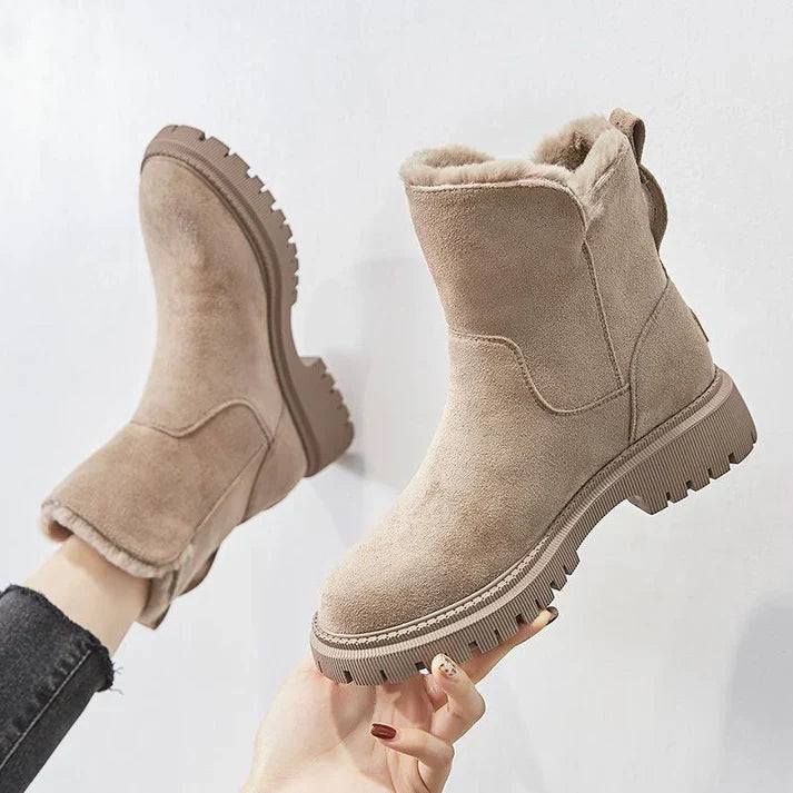 Wintera™ – Gefütterte Winterstiefel mit Seitlichem Reißverschluss