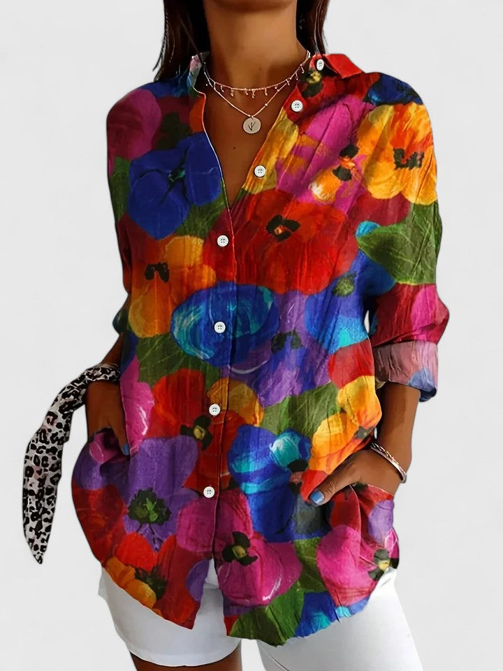 Lea | Elegante Bluse Edler Stil Zeitlos Chic