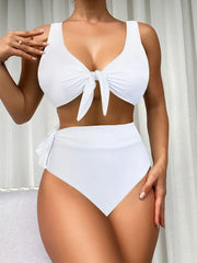 ALESSIA | Hochtaillierter Bikini mit Bauchkontrolle und Beinschlankwirkung – Stil und Sicherheit am Strand