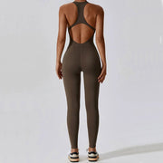 Solider Yoga-Jumpsuit für Damen – Einteilige Activewear für Yoga & Pilates