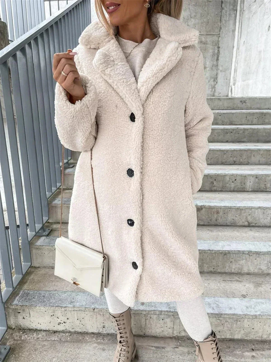 Isabel | Lässige Damen-Teddyjacke trendy & warm