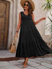 Fiona | Langes Kleid mit fließender Sommerform