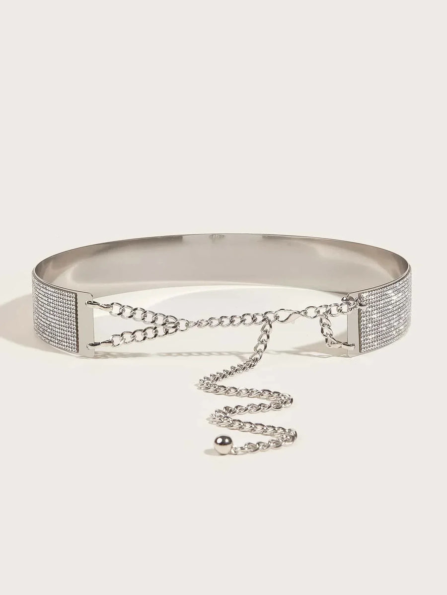 Heidi-Mode | Luxusgürtel mit Strasssteinen Zur Kleiderdekoration