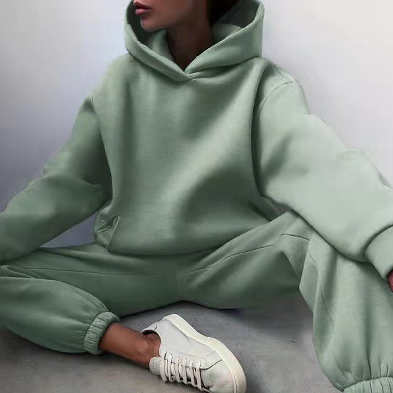 Oversize Hausanzug-Set Für Damen | Langarm