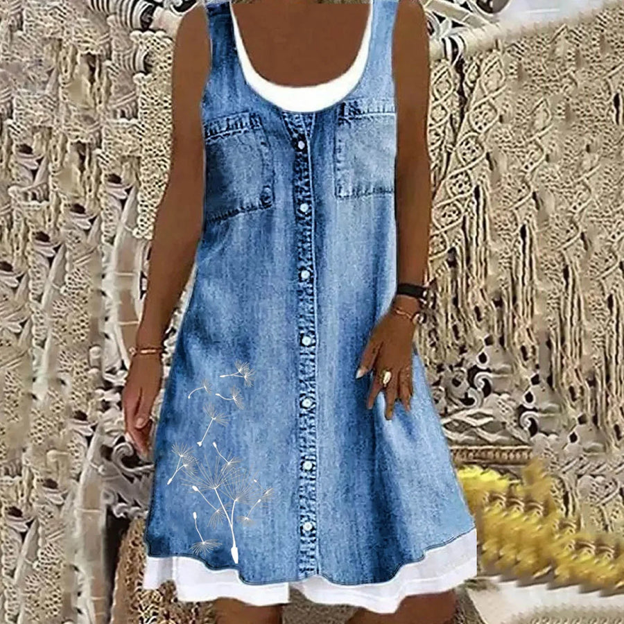 Natasza – Weiches Und Elegantes Jeanskleid
