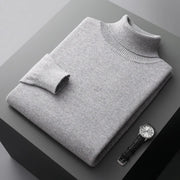 Klassischer Rollkragenpullover Für Herren | Gestrickt