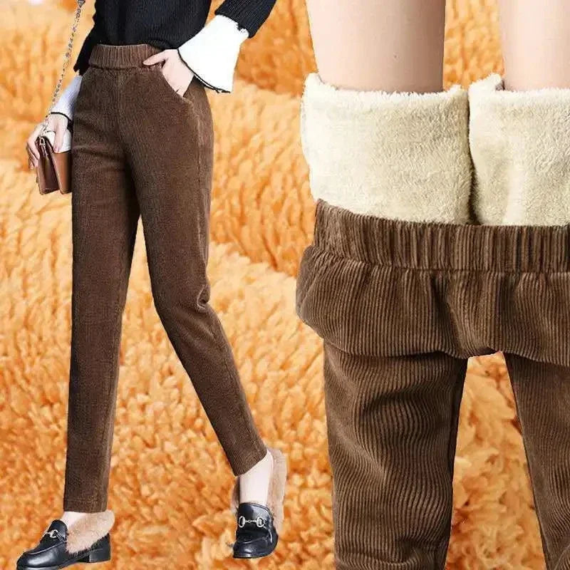 Softy™ – Warme Cordhose mit Hoher Taille für Damen