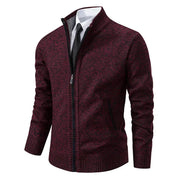 Yitzhak - Lässige Strickjacke Mit Stehkragen