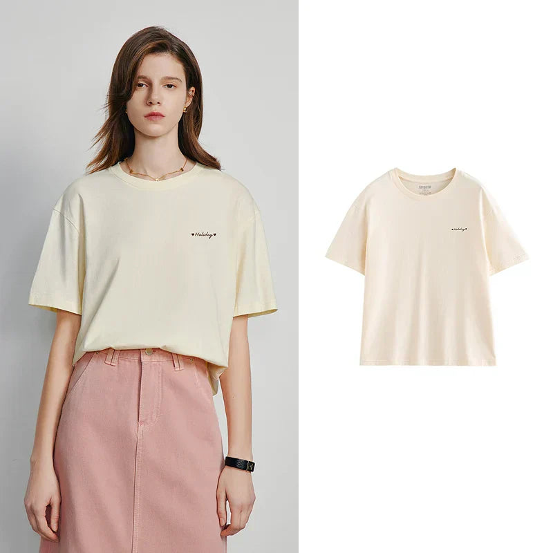 Warmes | Schwarz T-Shirt Kleid mit 'was?' Druck für dich