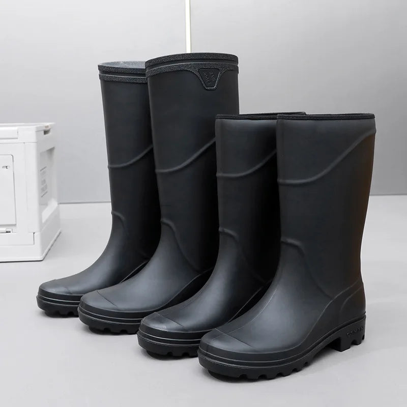 Herren Wasserdichte Gummistiefel | Schwarz