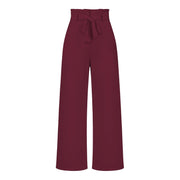Damen Leinenhose Mit Hoher Taille | Stilvoll