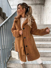 Isabel | Lässige Damen-Teddyjacke trendy & warm