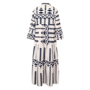 Riviera – Sommerliches Midi-Kleid mit eleganter Note