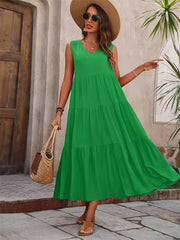 Fiona | Langes Kleid mit fließender Sommerform