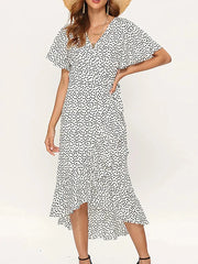 Aide™| Wickelkleid mit Schlitz