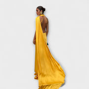 Elegantes Off-Shoulder Halter Maxikleid