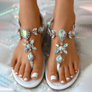 Hanna | Glitzernde Sandalen mit Strass