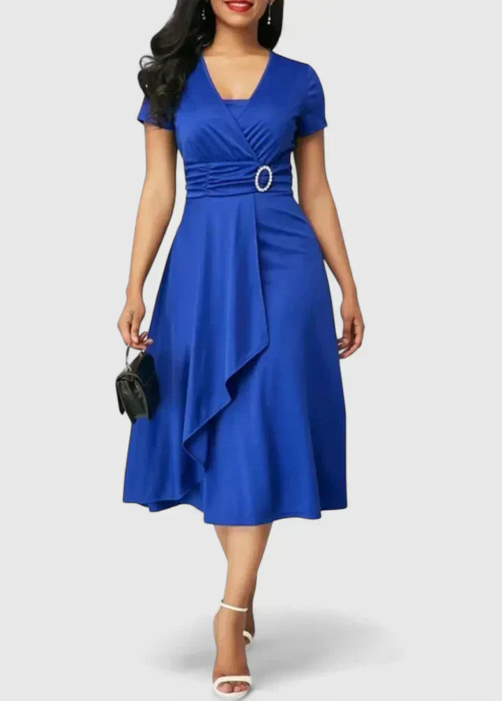 Clara | Zeitloses Midi-Kleid mit elegantem Komfort