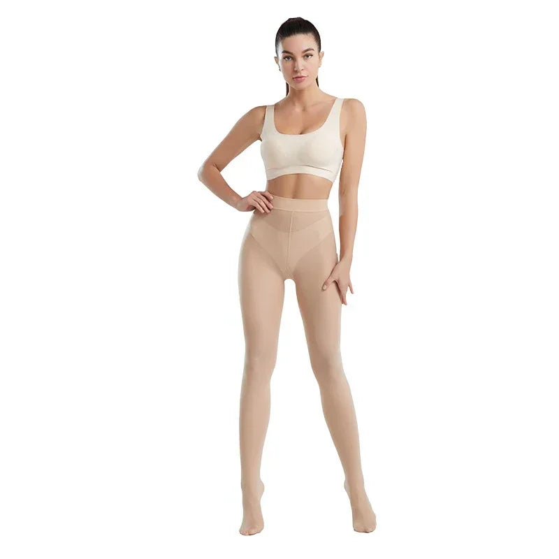 Strumpfhose mit Hoher Taille für Damen | Übergrößen