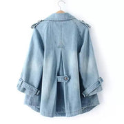 QUEENA – JEANSJACKE MIT DOPPELKNOPFLEISTE