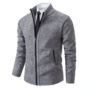 Yitzhak - Lässige Strickjacke Mit Stehkragen