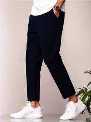 ADELINO - SCHLICHE HOSE MIT GERADER PASSFORM