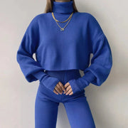Damen Pullover Hosen Set