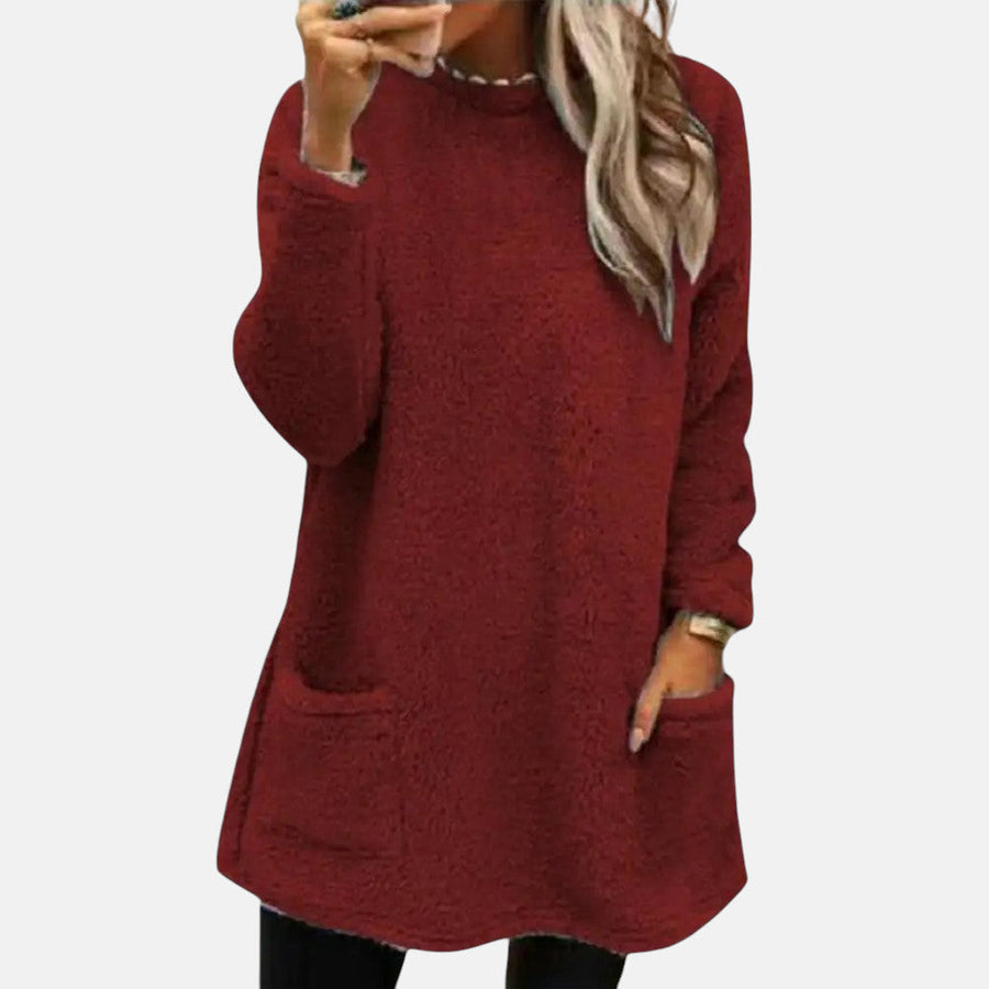 Anna | Damenpullover in eleganter Midilänge für Alltag