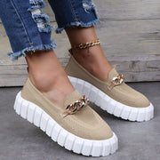 Jana - klobige Plateau-Sneakers | Bequeme Außensohle mit strukturiertem Design