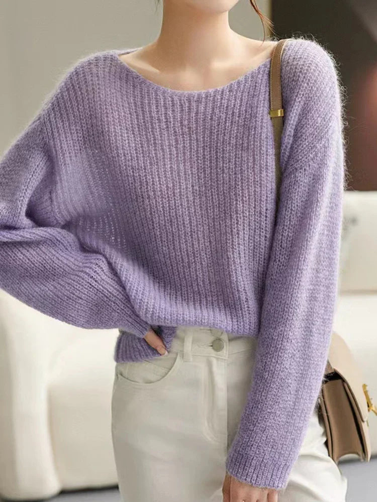 Angelika | Lockerer Pullover mit Kaschmirgefühl