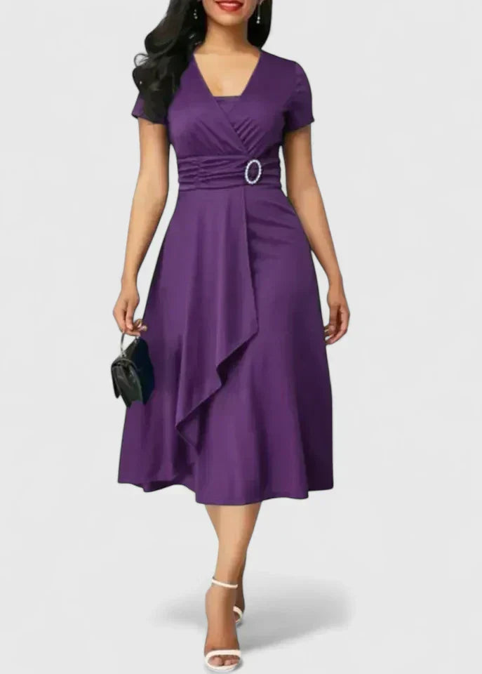 Clara | Zeitloses Midi-Kleid mit elegantem Komfort