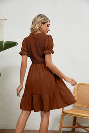 Elegantes - Sommerkleid mit Rüsche für dich