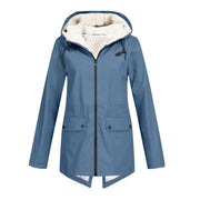 Damen Winter Kapuzen Trenchcoat | Stilvoll