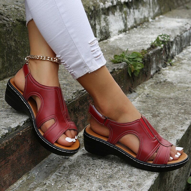 OrthoGrace™ – Damen Sandalen mit Orthopädischem Fußbett